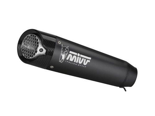 Terminale mivv inox nero - terminale, x-m5